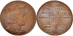 World Coins - France, Medal, Philippe VI, History, XIXth Century, , Copper