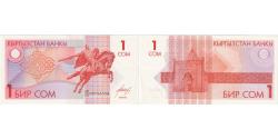 World Coins - KYRGYZSTAN, 1 Som, UNC(65-70)