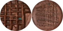 World Coins - France, Medal, Syndicat National du Béton Armé, Business & industry, 1969