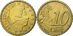 World Coins - Luxembourg, 10 Euro Cent, 2005, Vantaa, Nordic gold,