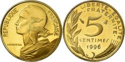 World Coins - Coin, France, Marianne, 5 Centimes, 1996, Paris, BE, , Aluminum-Bronze