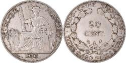 World Coins - Coin, FRENCH INDO-CHINA, 20 Cents, 1930, Paris, , Silver, KM:17.1