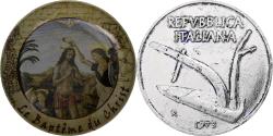 World Coins - Italy, Token, Léonard de Vinci - Le baptême du Christ, Nickel,