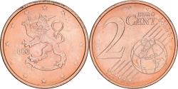 World Coins - Finland, 2 Euro Cent, 2003, Vantaa, , Copper Plated Steel, KM:99