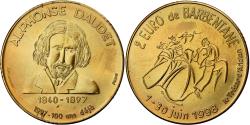 World Coins - France, 2 Euro, Barbentane - Alphonse Daudet, 1998,