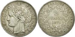 World Coins - Coin, France, Cérès, 2 Francs, 1871, Paris, , Silver, KM:817.1