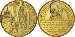 World Coins - France, Token, Lourdes - Sainte Bernadette - les apparitions, Copper-nickel