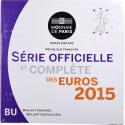 World Coins - France, Coffret 1c. à 2€, BU, 2015, MDP,