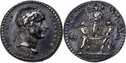 World Coins - France, Medal, Napoleon I, Le Sénat et le Peuple, An XIII, Billon, Denon