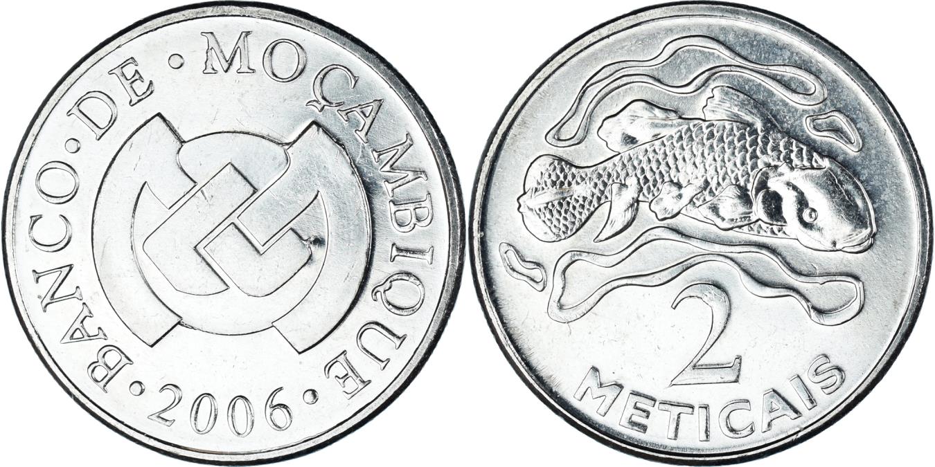 Mozambique 2 Meticais - Foreign Currency
