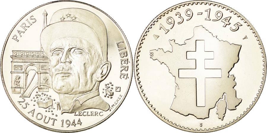 World Coins - France, Medal, Seconde Guerre Mondiale, Paris Libéré, 25 Août 1944, Jimenez