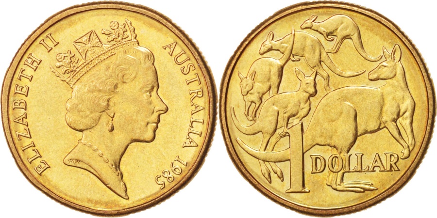 Australia, Elizabeth II, Dollar, 1985, Royal Australian Mint,