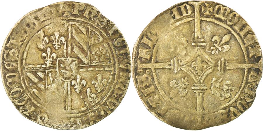 World Coins - Coin, Belgium, Flanders, Philippe le Bon, Double gros vierlander, Bruges