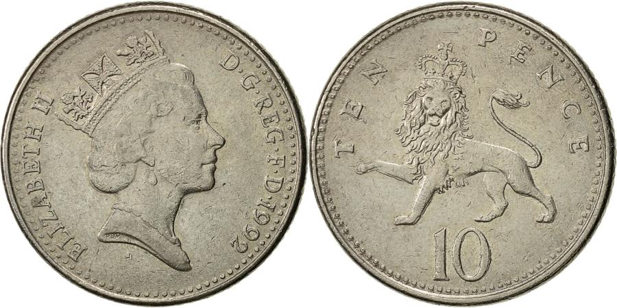 great-britain-elizabeth-ii-10-pence-1992-copper-nickel-km-938b