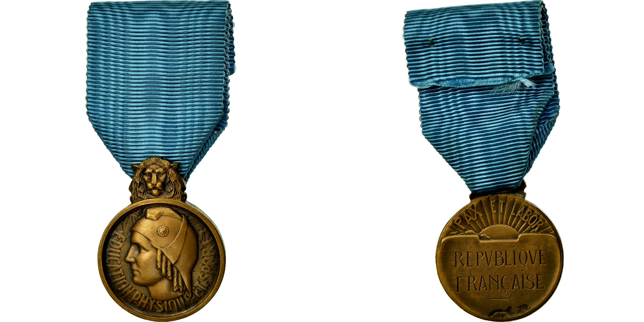 France, Education Physique et Sports, République Française, Medal
