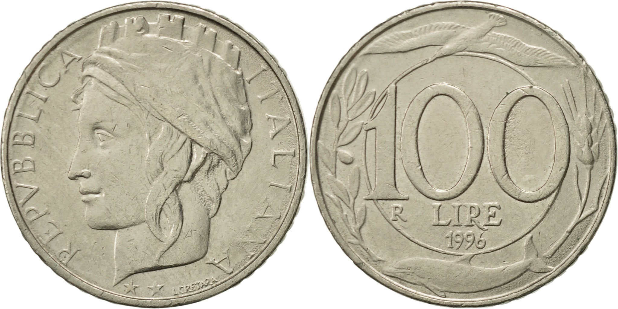 Italy, 100 Lire, 1996, Rome, , Copper-nickel, KM:159 | European Coins