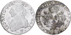 World Coins - France, Louis XVI, Ecu aux branches d'olivier, 1790, Bayonne, Silver,
