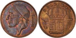 World Coins - Coin, Belgium, Baudouin I, 50 Centimes, 1987, , Bronze, KM:149.1