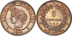 World Coins - Coin, France, Cérès, 5 Centimes, 1890, Paris, , Bronze, KM:821.1