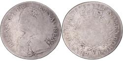 World Coins - Coin, France, Louis XV, 1/2 Ecu aux branches d'olivier, 1733, Troyes,