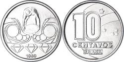 World Coins - Coin, Brazil, 10 Centavos, 1989