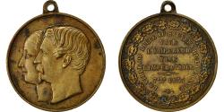 World Coins - France, Medal, Napoléon III, Sauveur de la France, Lille, 1853,