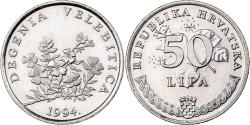 World Coins - Croatia, 50 Lipa, 1994, Nickel plated steel, , KM:19