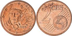 World Coins - France, 2 Euro Cent, 2009, Paris, , Copper Plated Steel, KM:1283