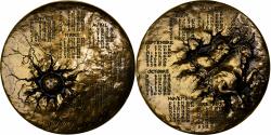 World Coins - France, Medal, Calendrier, Femme nue et Taureau, Europe, 1992, Bronze, Mayot