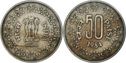 World Coins - Coin, India, 50 Paise, 1984