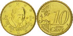 World Coins - VATICAN CITY, 10 Euro Cent, 2010, , Brass, KM:385