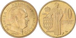 World Coins - Coin, Monaco, Rainier III, 10 Centimes, 1962, , Aluminum-Bronze, KM:142