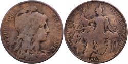 World Coins - France, 10 Centimes, Dupuis, 1904, Paris, Bronze, , Gadoury:277, KM:843