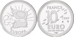 World Coins - France, Medal, 1997, Silver, 10 Euro Essai, Europa,