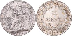 World Coins - Coin, FRENCH INDO-CHINA, 10 Cents, 1937, Paris, , Silver, KM:16.2
