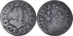 World Coins - Coin, France, Louis XIII, Denier Tournois, 1619, Poitiers ?, , Copper