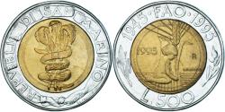 World Coins - Coin, San Marino, 500 Lire, 1995, , Bi-Metallic, KM:330