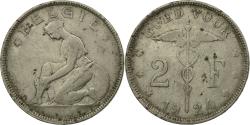 World Coins - Coin, Belgium, 2 Francs, 2 Frank, 1924, , Nickel, KM:92