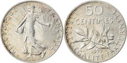 World Coins - Coin, France, Semeuse, 50 Centimes, 1899, Paris, , Silver, KM:854