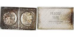 World Coins - France, Timbre, Timbre, Cérès, Tête-Bêche, Silver,
