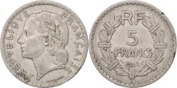 World Coins - Coin, France, Lavrillier, 5 Francs, 1945, Castelsarrasin, , Aluminum