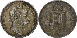 World Coins - Hungary, Franz Joseph I, Forint, 1878, Kremnica, Silver, , KM:453.1
