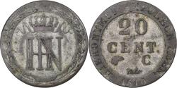 World Coins - German States, WESTPHALIA, Jerome, 20 Centimes, 1810, Cassel, Silver,