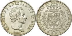World Coins - Coin, ITALIAN STATES, SARDINIA, Carlo Felice, 5 Lire, 1830, Genoa,