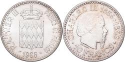 World Coins - Coin, Monaco, Rainier III, 10 Francs, 1966, Monnaie de Paris, , Silver
