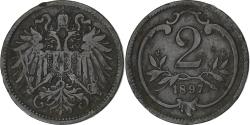World Coins - Austria, Franz Joseph I, 2 Heller, 1897, Bronze, , KM:2801