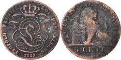 World Coins - Coin, Belgium, 5 Centimes, 1833