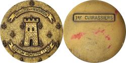World Coins - France, Medal, 1 er Cuirassiers - Colonel General / Certum Monstrat Iter, WAR