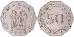 World Coins - Coin, Malta, 50 Cents, 1972