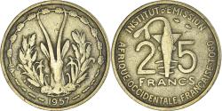 World Coins - Coin, French West Africa, 25 Francs, 1957